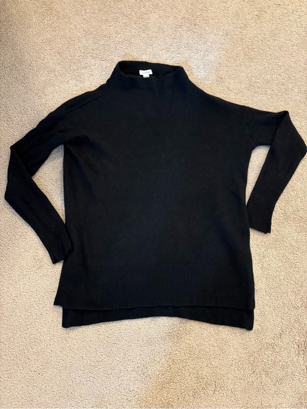 ⁠Cuyana Single-Origin Cashmere Funnel Neck Sweater Size S/M Small Medium⁠ - Picture 2 of 9